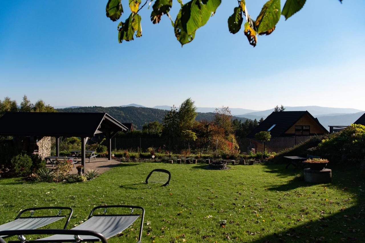 Domek W Gorach - Prywatne Jacuzzi, Sauna, Grota Solna - Panorama Chelm Ski&Spa Myslenice Ngoại thất bức ảnh